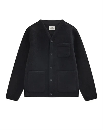 Anerkjendt - AKSigurd Boiled Overshirt - Caviar